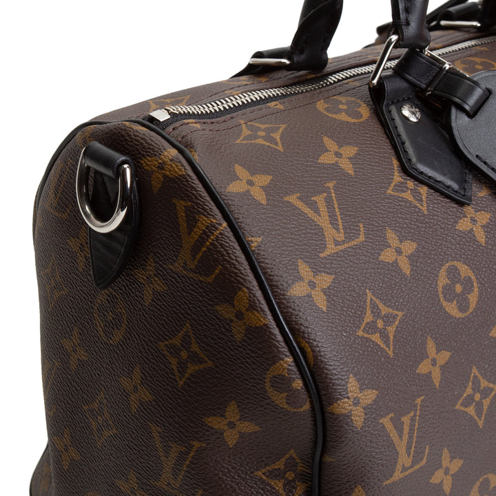 LOUIS VUITTON Monogram Dark Soft Speedy 30