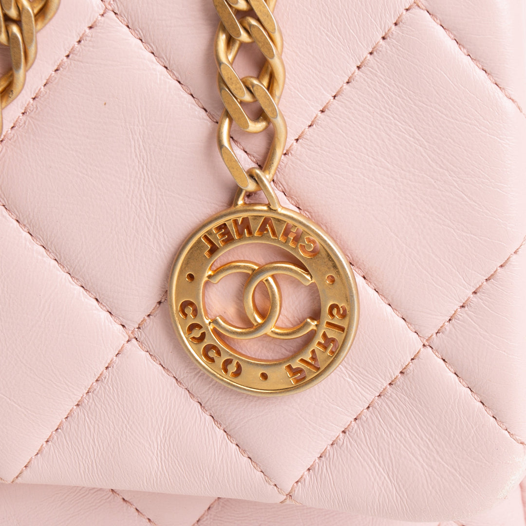 CHANEL Fancy Jewel Flap Bag - Pink