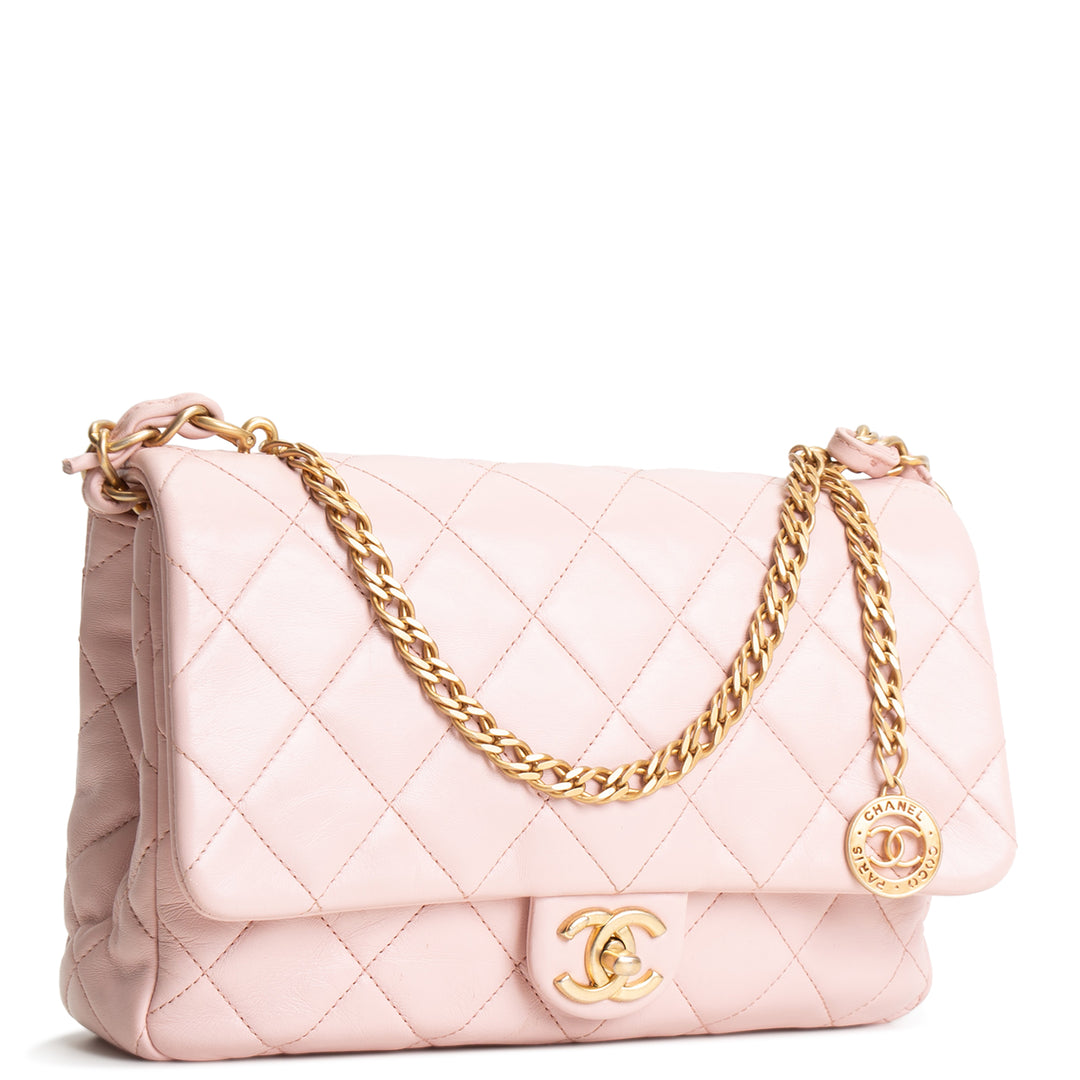 CHANEL Fancy Jewel Flap Bag - Pink