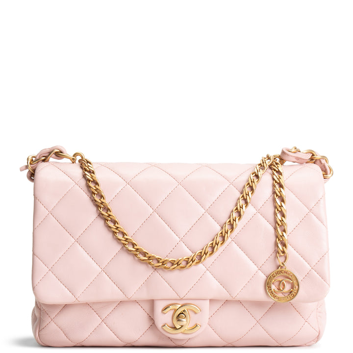 CHANEL Fancy Jewel Flap Bag - Pink