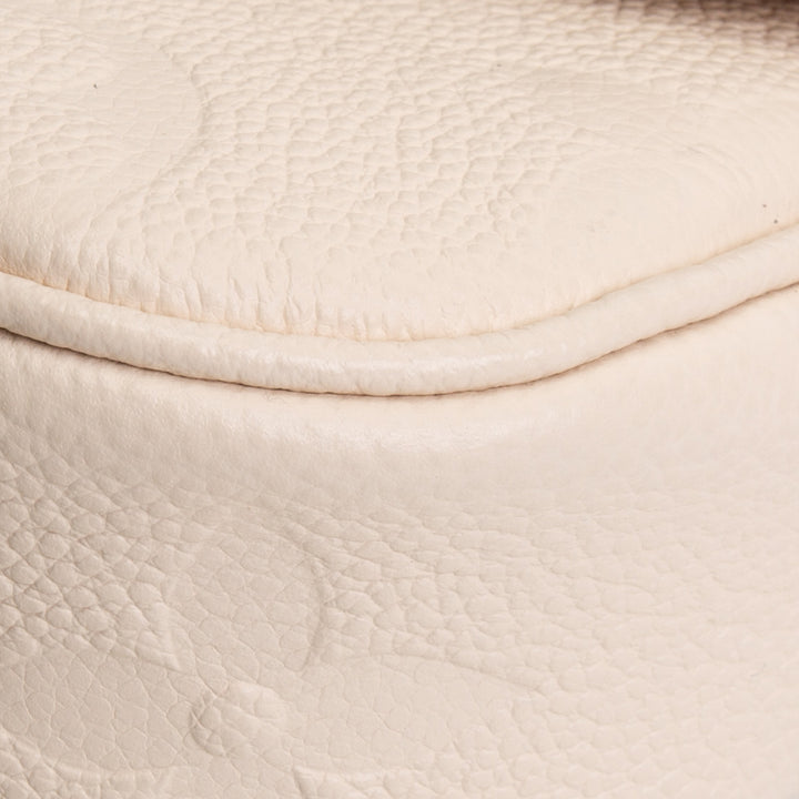 LOUIS VUITTON Giant Empreinte Monogram Ivy Wallet On Chain - Ivory