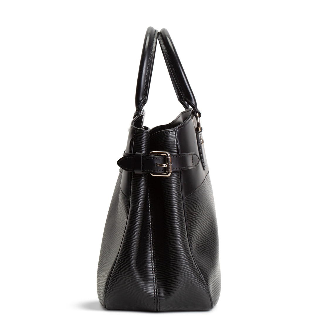 LOUIS VUITTON Epi Leather Passy - Black