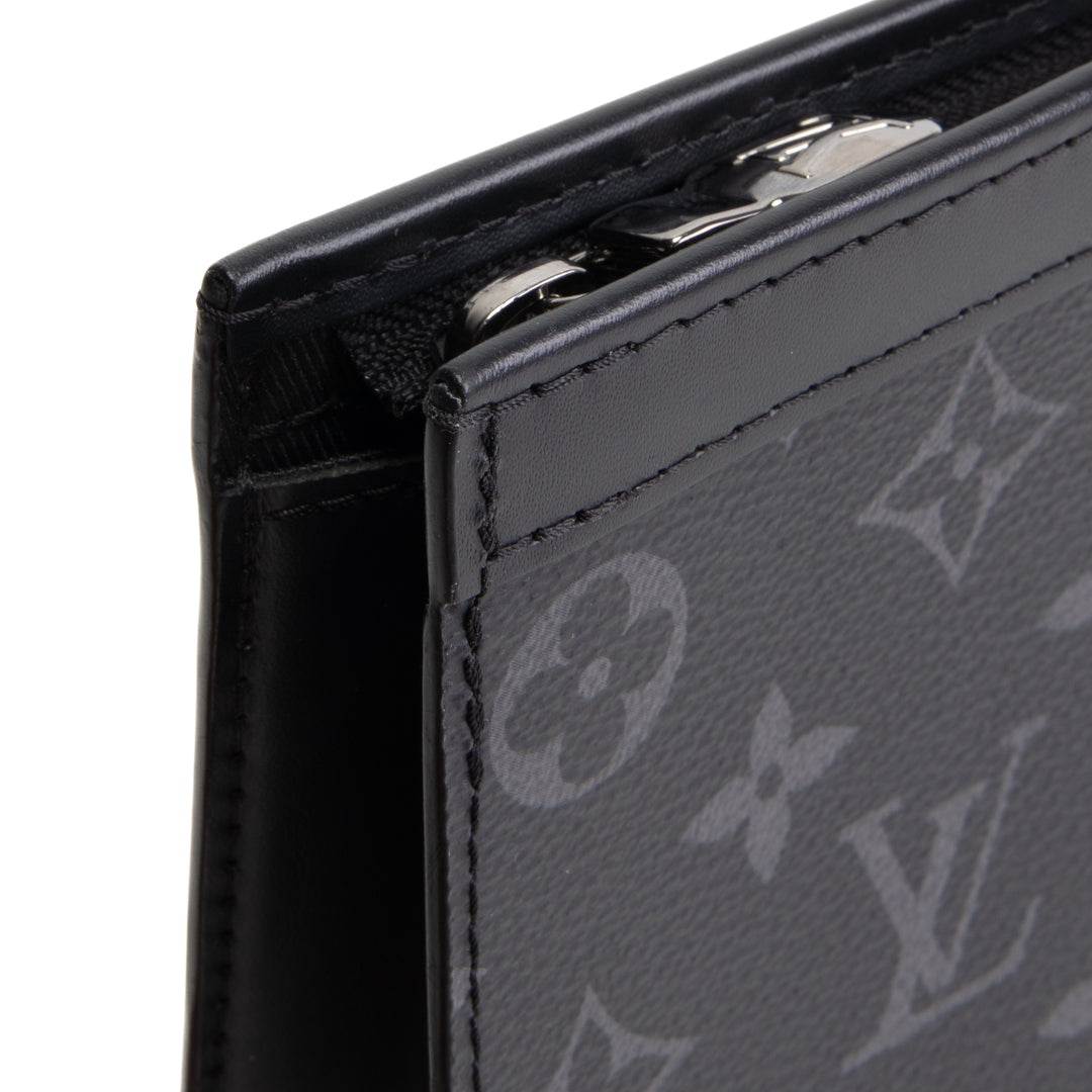 LOUIS VUITTON Monogram Eclipse Voyage Pochette