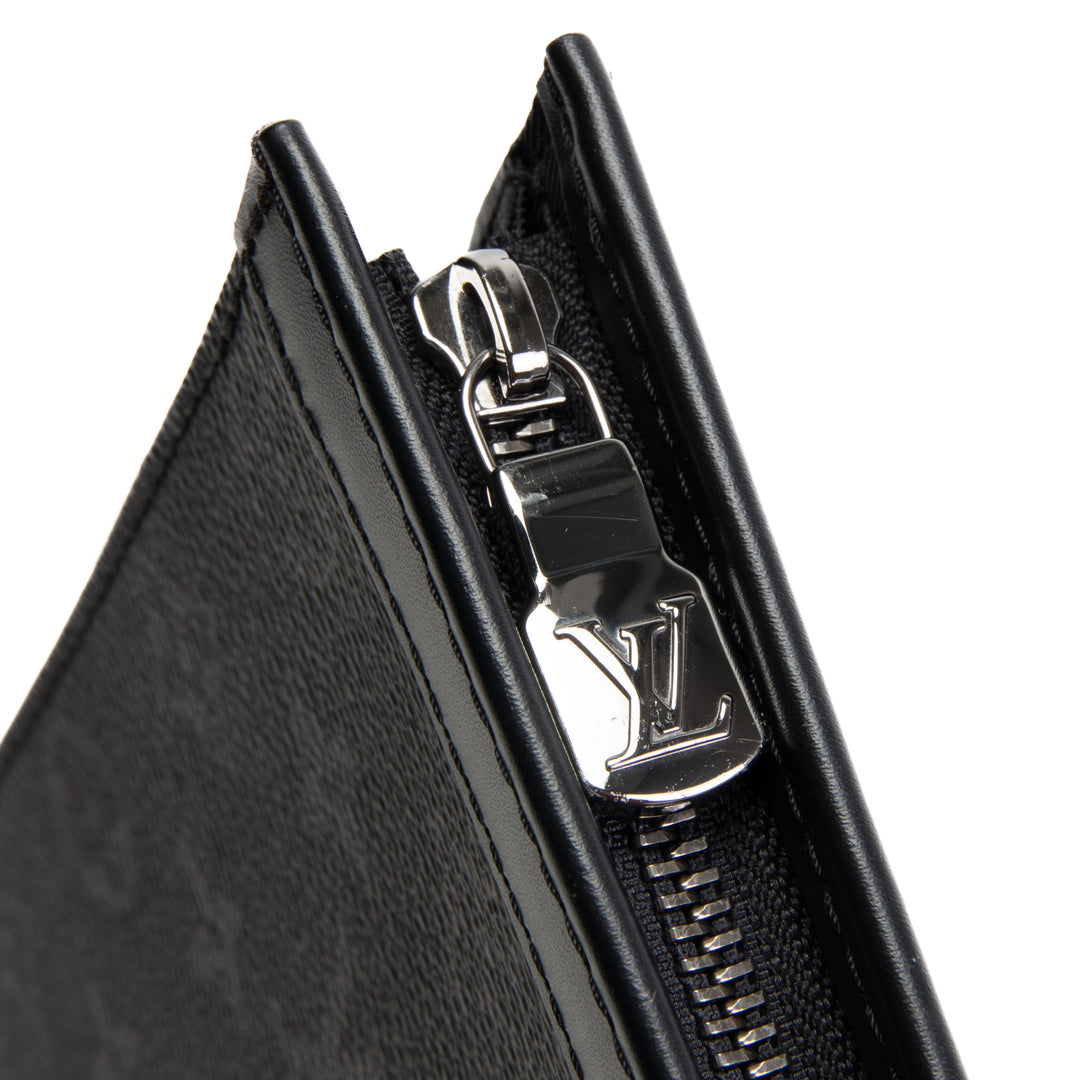 LOUIS VUITTON Monogram Eclipse Voyage Pochette