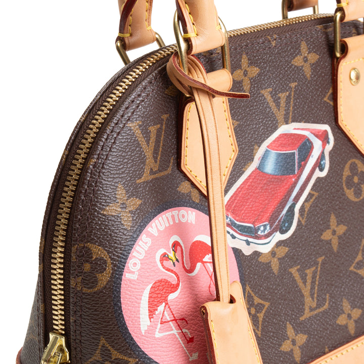 LOUIS VUITTON Limited Edition World Tour Monogram Alma BB
