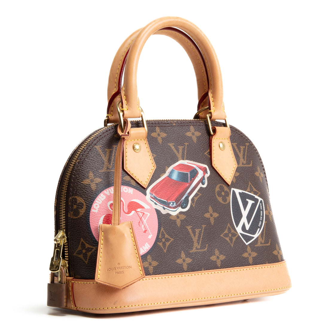 LOUIS VUITTON Limited Edition World Tour Monogram Alma BB
