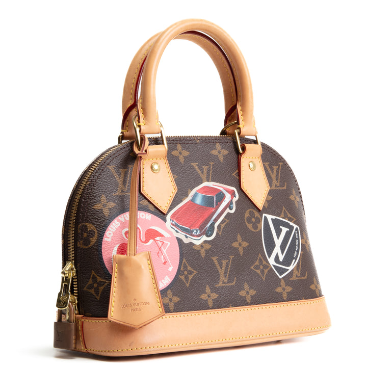 LOUIS VUITTON Limited Edition World Tour Monogram Alma BB