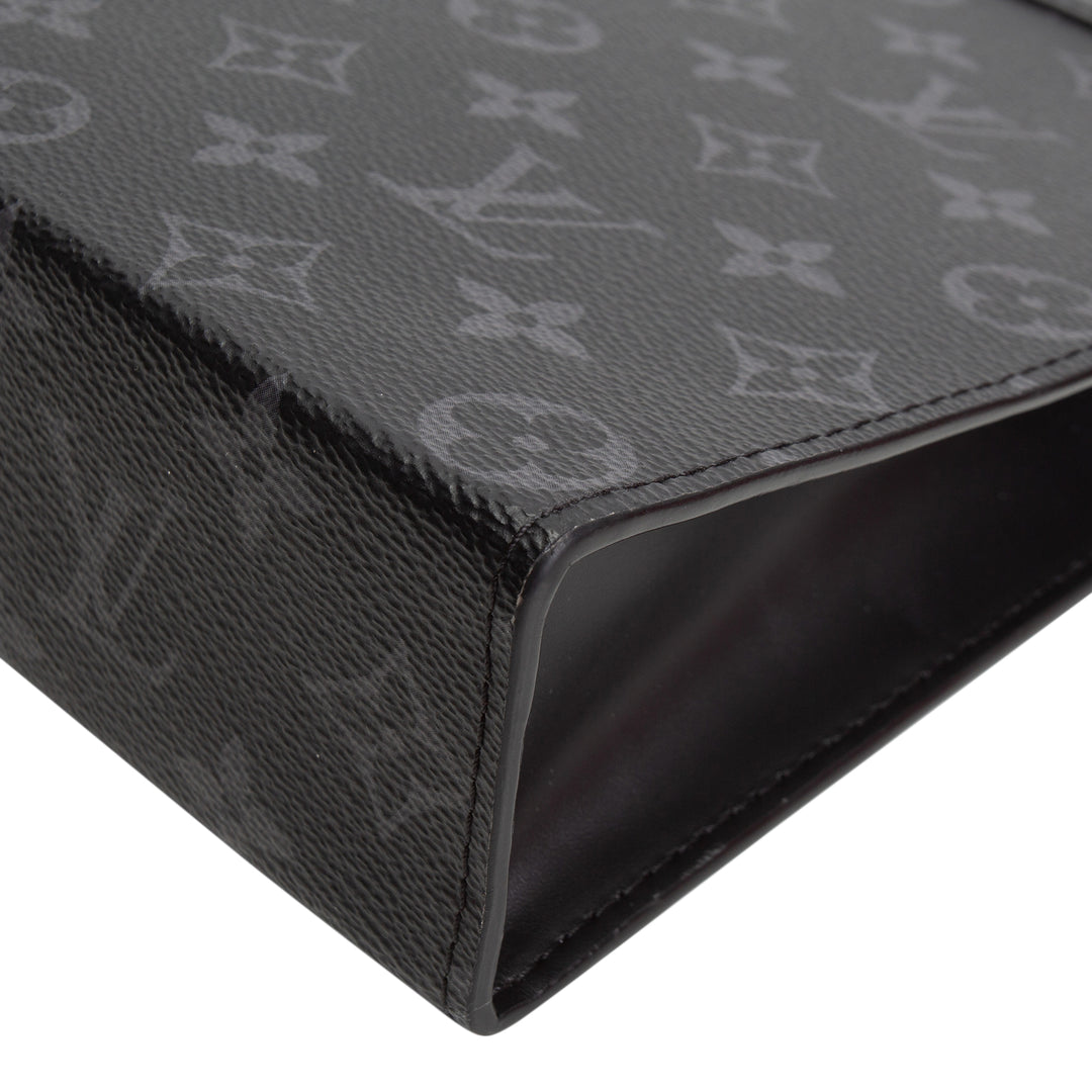 LOUIS VUITTON Monogram Eclipse Voyage Pochette