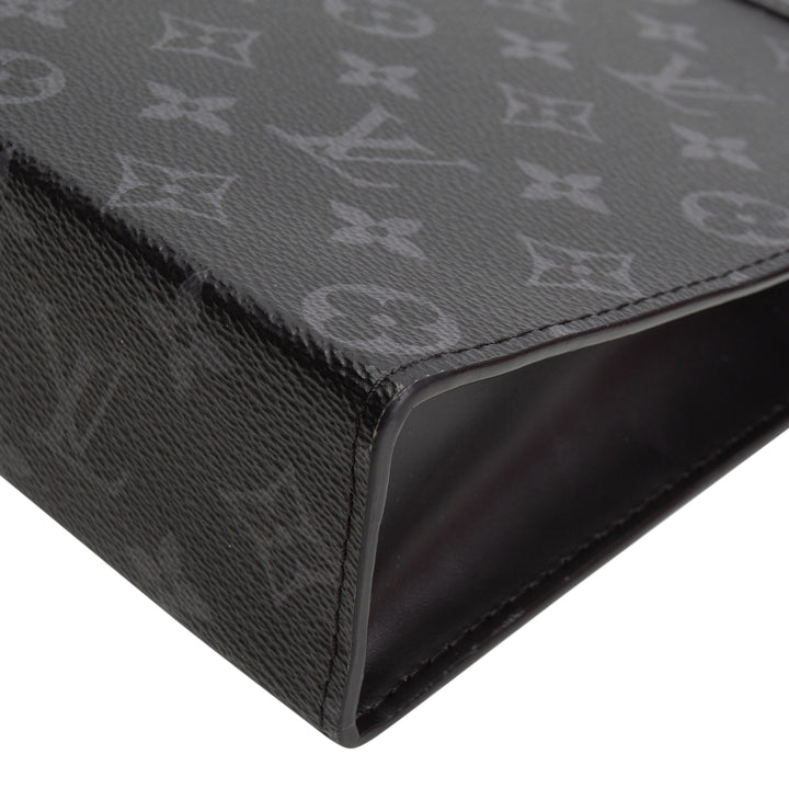 LOUIS VUITTON Monogram Eclipse Voyage Pochette