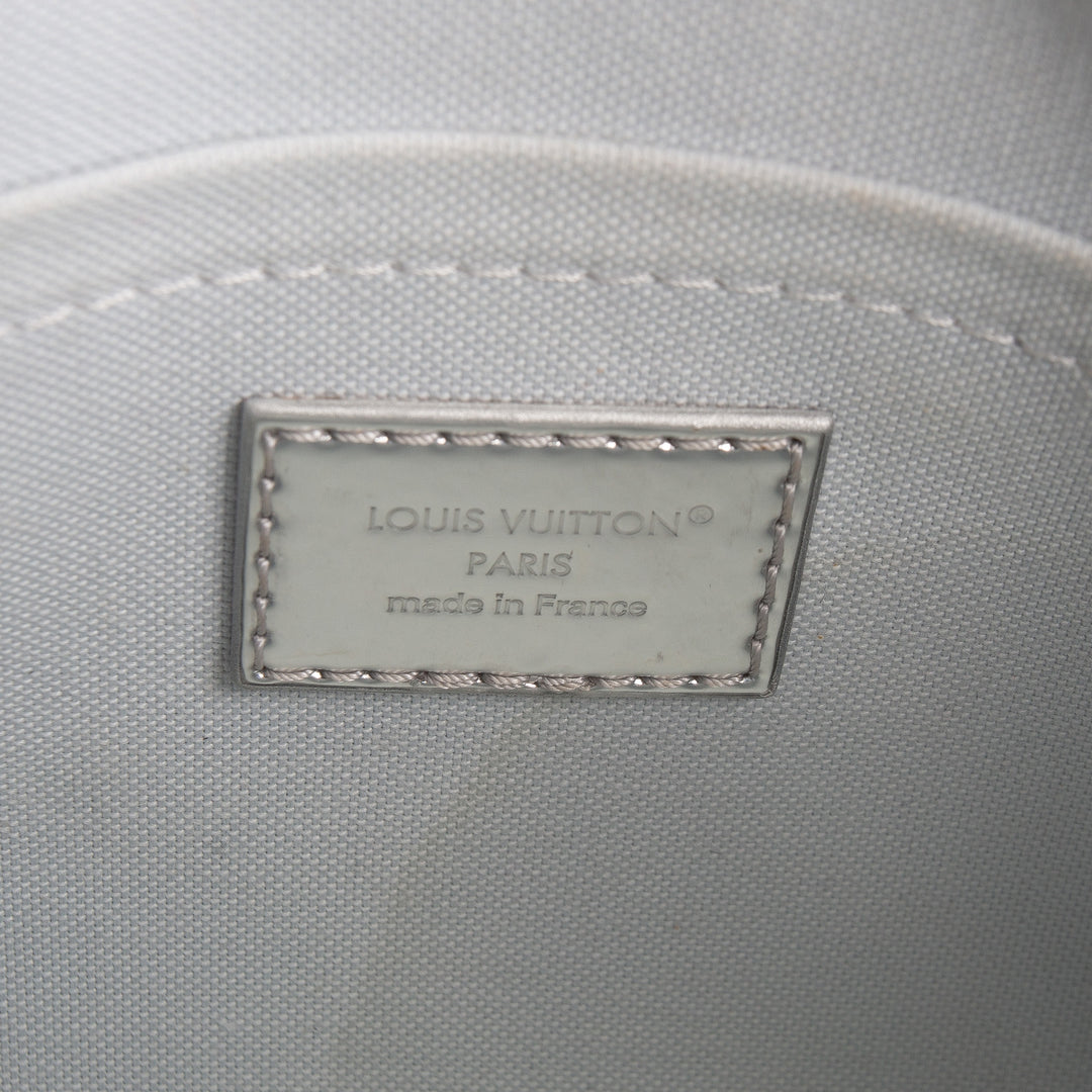 LOUIS VUITTON Monogram Miroir Speedy Bandouliere 20 - Metallic Silver
