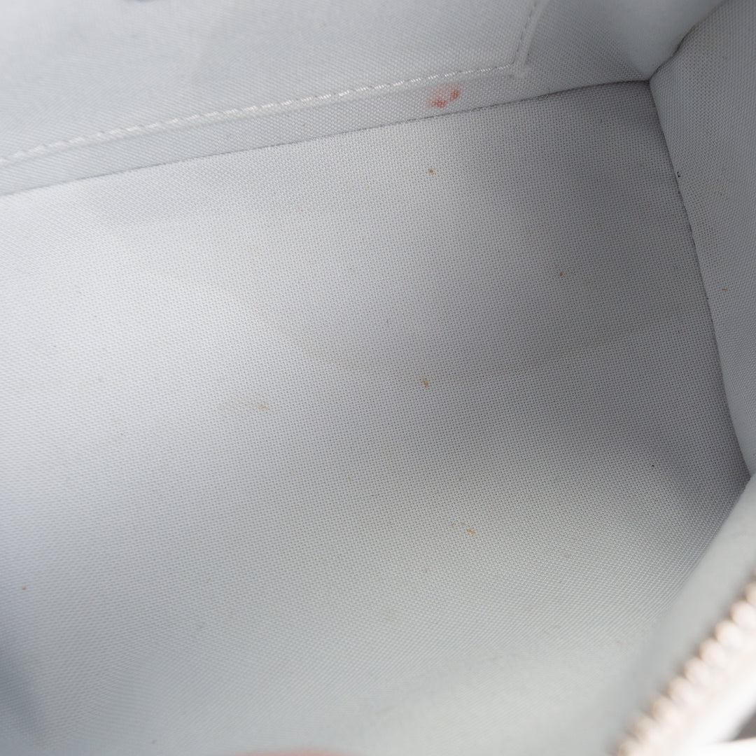 LOUIS VUITTON Monogram Miroir Speedy Bandouliere 20 - Metallic Silver