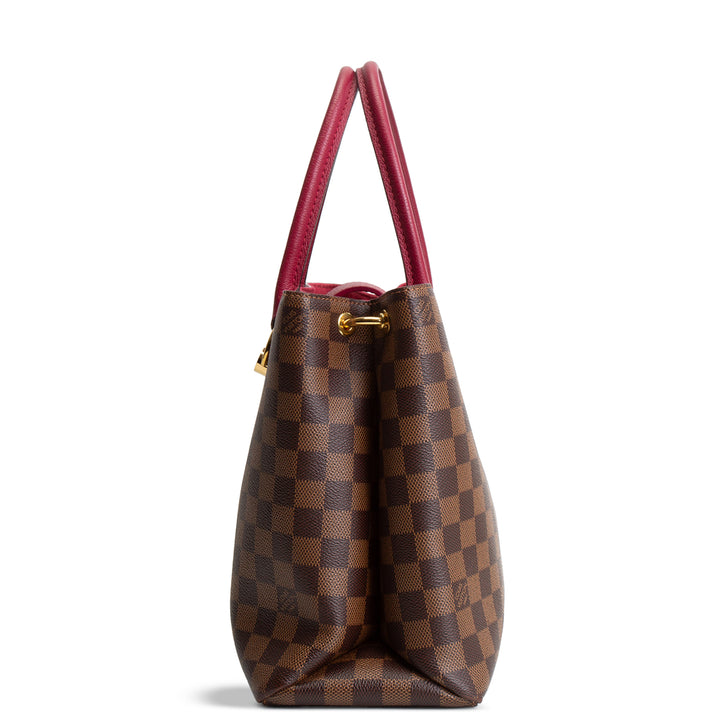 LOUIS VUITTON Damier Ebene Riverside Tote - Cranberry