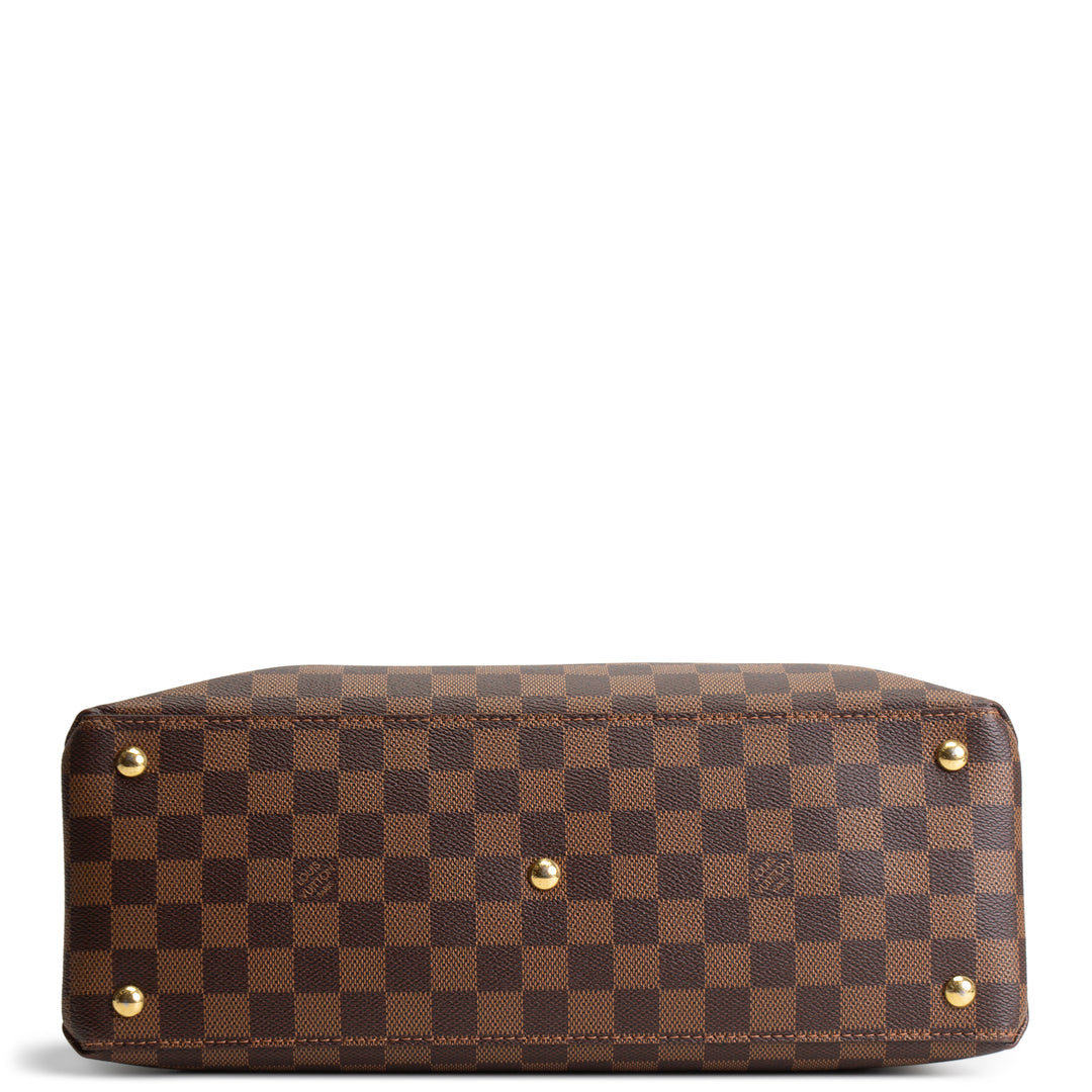 LOUIS VUITTON Damier Ebene Riverside Tote - Cranberry