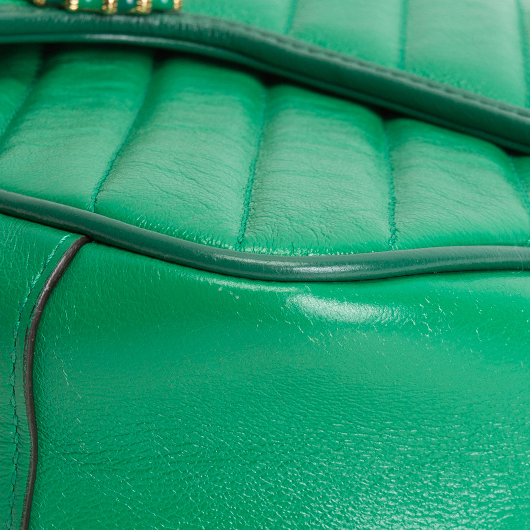 GUCCI Small Marmont Matelasse Torchon Shoulder Bag