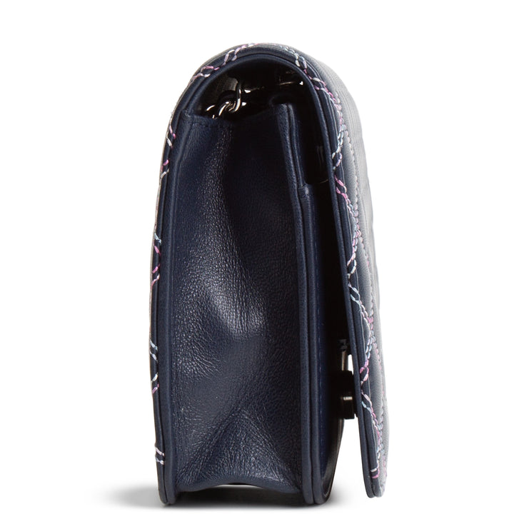 CHANEL Double Stitch Wallet On Chain