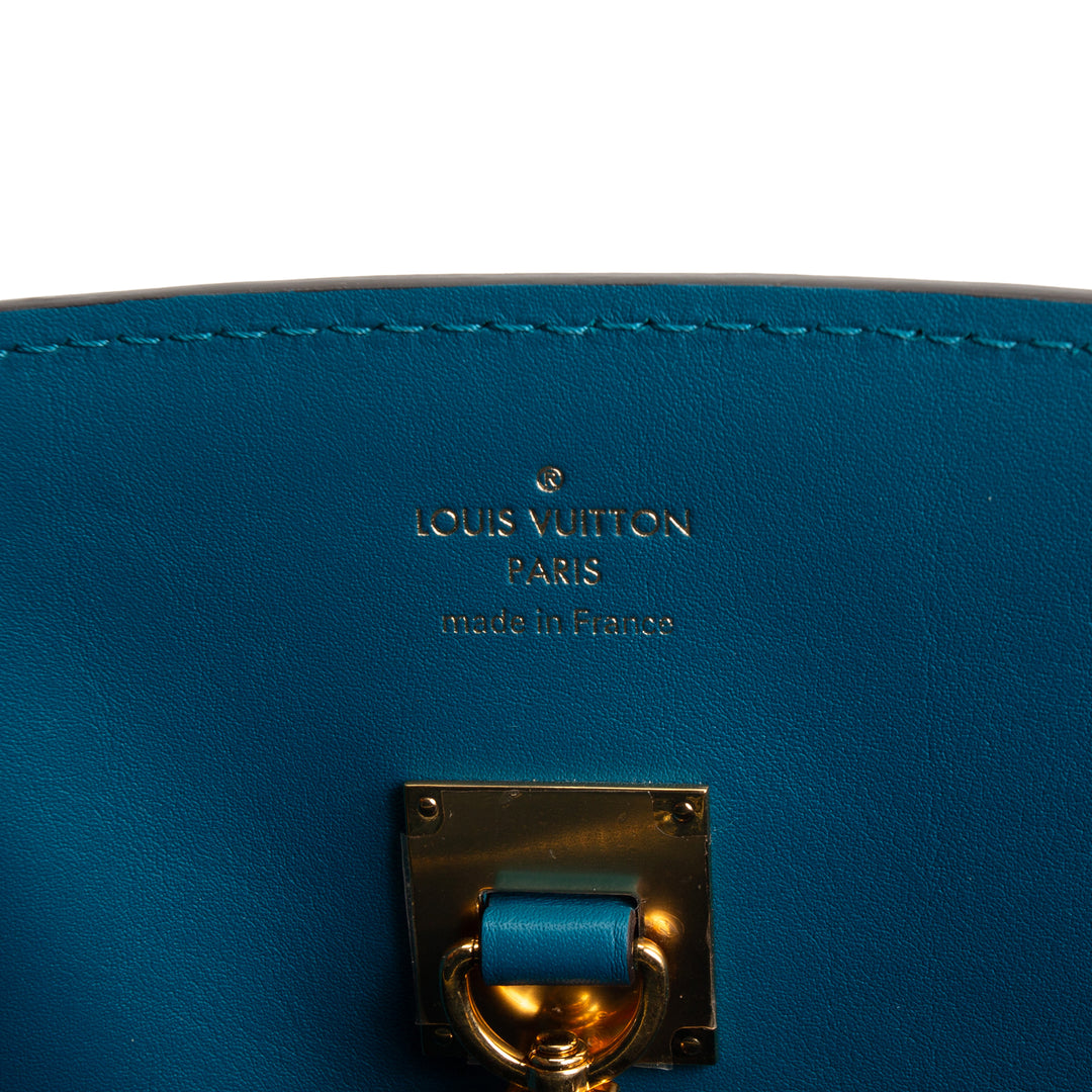 LOUIS VUITTON Taurillon Milla MM - Dark Teal