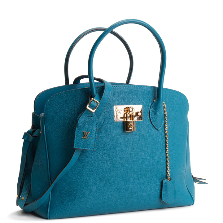 LOUIS VUITTON Taurillon Milla MM - Dark Teal