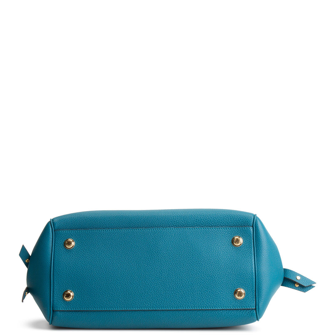 LOUIS VUITTON Taurillon Milla MM - Dark Teal