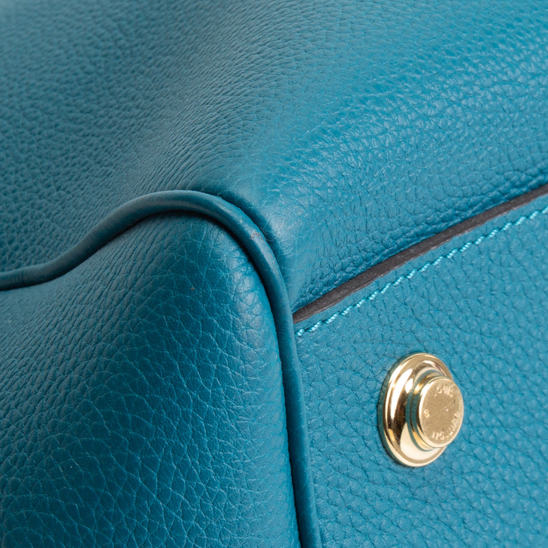 LOUIS VUITTON Taurillon Milla MM - Dark Teal