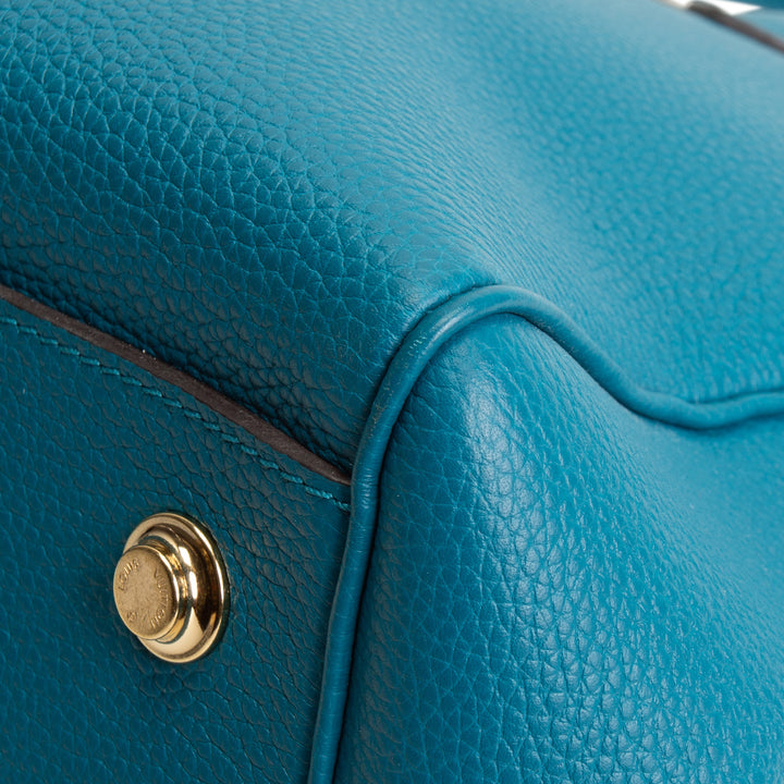 LOUIS VUITTON Taurillon Milla MM - Dark Teal