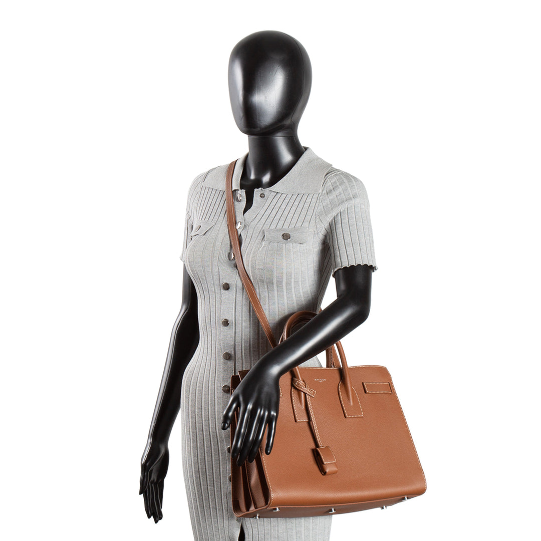 SAINT LAURENT Small Sac de Jour - Brown