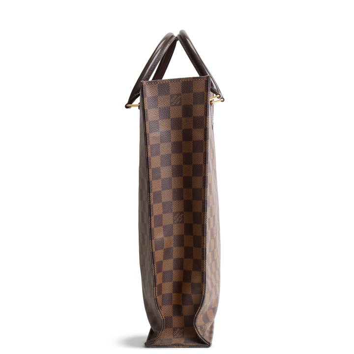 LOUIS VUITTON Damier Ebene Vernice Sac Plat GM -OUTLET FINAL SALE