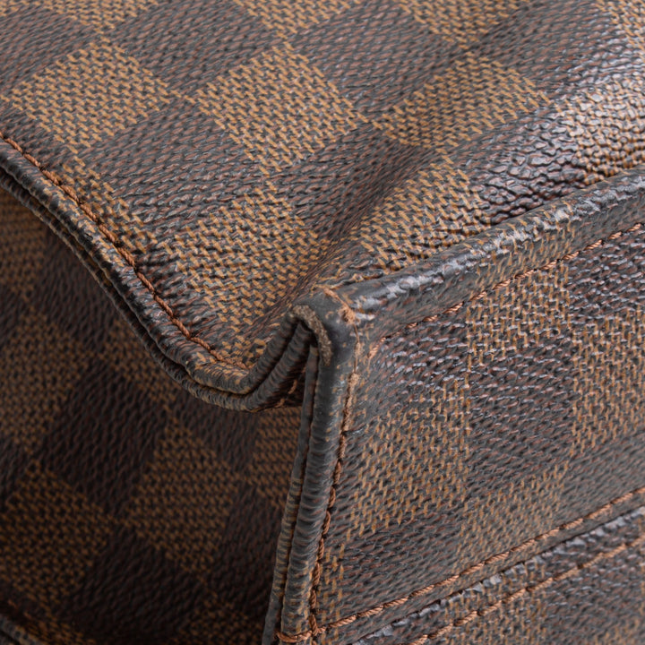 LOUIS VUITTON Damier Ebene Vernice Sac Plat GM -OUTLET FINAL SALE