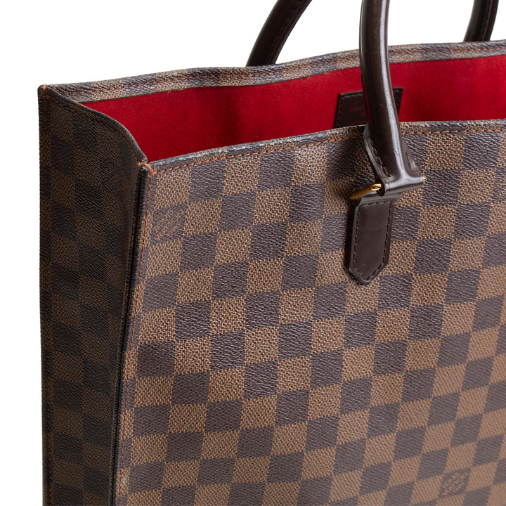LOUIS VUITTON Damier Ebene Vernice Sac Plat GM -OUTLET FINAL SALE