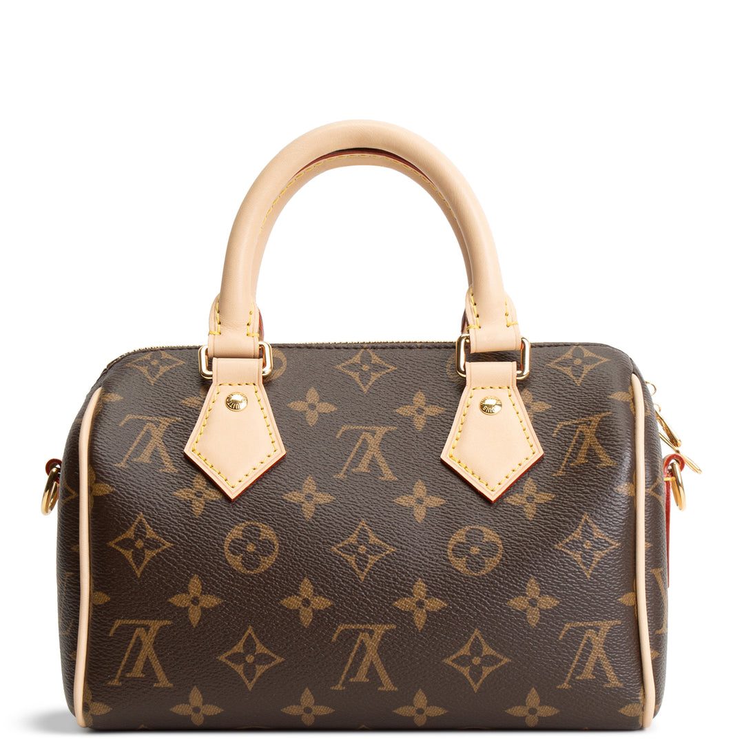 LOUIS VUITTON Speedy 20 Bandouliere Bag Monogram