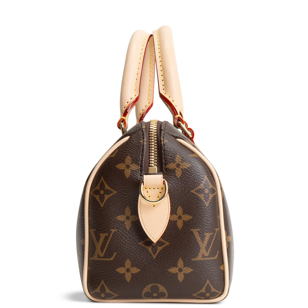 LOUIS VUITTON Speedy 20 Bandouliere Bag Monogram