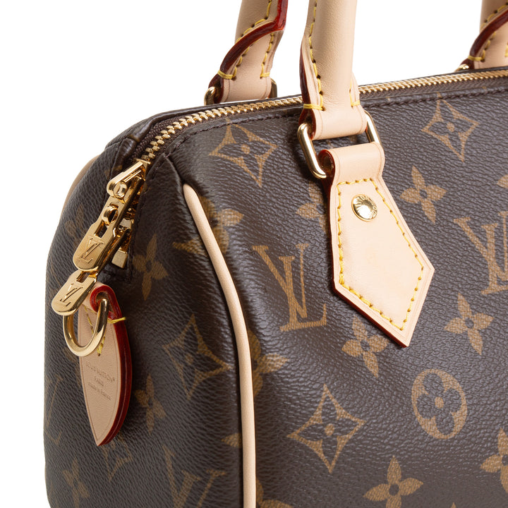 LOUIS VUITTON Speedy 20 Bandouliere Bag Monogram