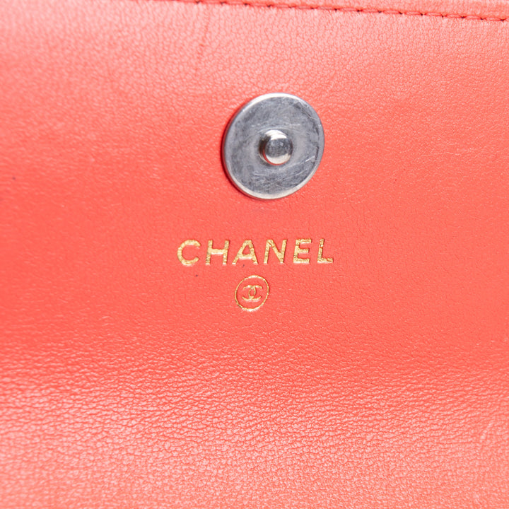 CHANEL 19 Flap Phone Holder w/ Chain - Coral OUTLET FINAL SALE