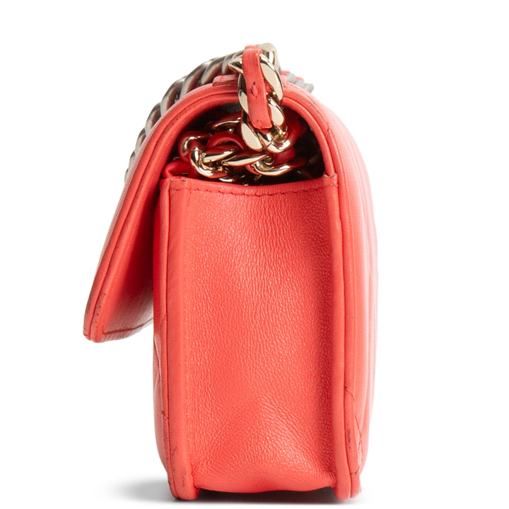 CHANEL 19 Flap Phone Holder w/ Chain - Coral OUTLET FINAL SALE