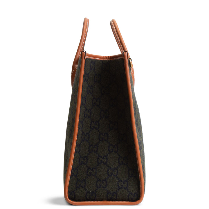 GUCCI GG Felt Off The Grid Large- Green