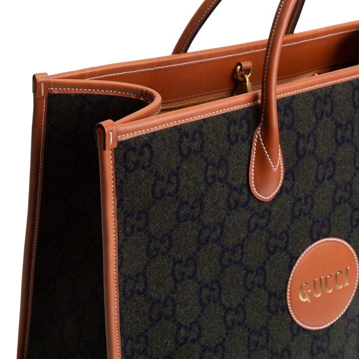 GUCCI GG Felt Off The Grid Large- Green