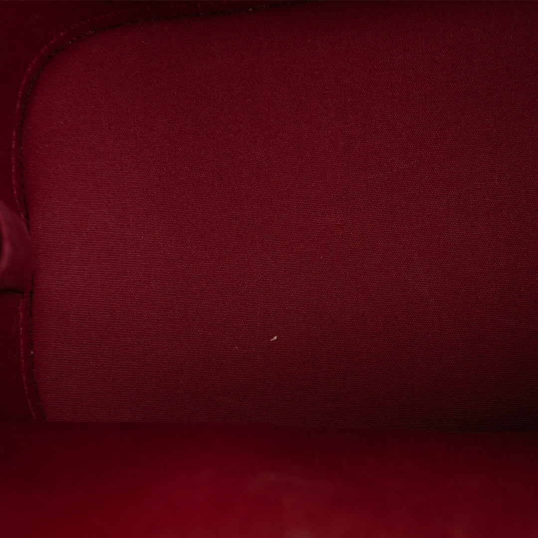 LOUIS VUITTON Monogram Vernis Alma MM - Griotte (Burgundy)