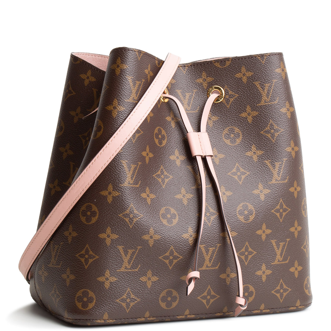 LOUIS VUITTON Monogram Neonoe MM - Rose Poudre (Pink) - OUTLET FINAL SALE