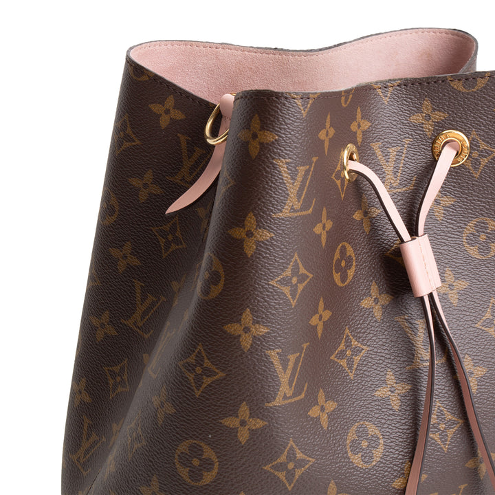 LOUIS VUITTON Monogram Neonoe MM - Rose Poudre (Pink) - OUTLET FINAL SALE