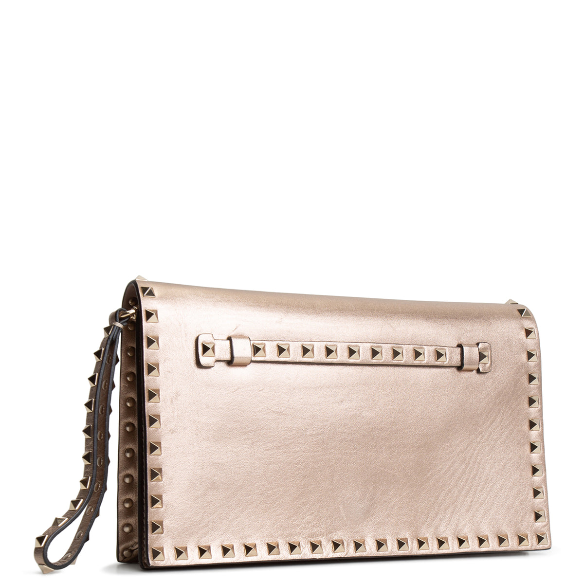 VALENTINO Rockstud Wristlet- Gold OUTLET FINAL SALE