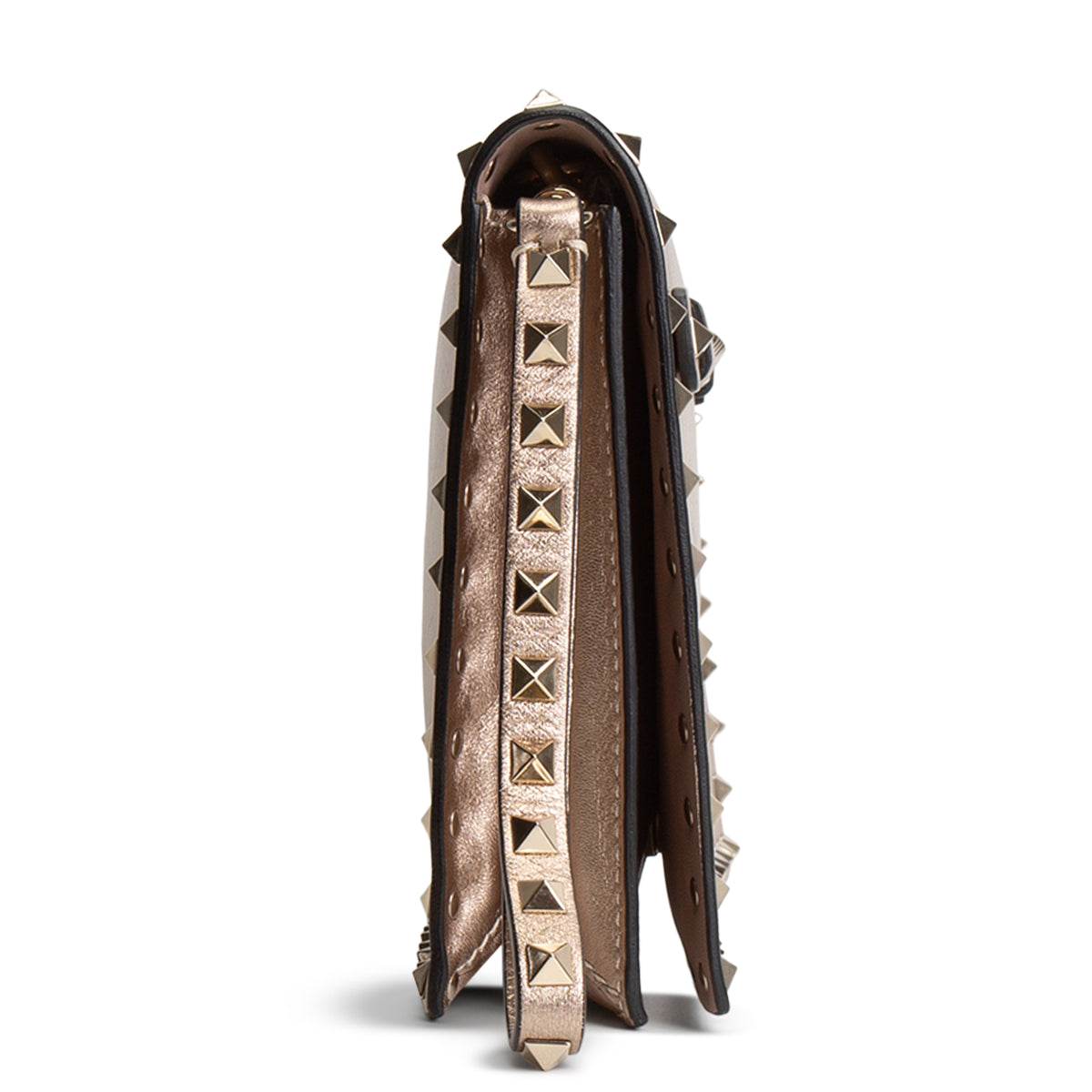 VALENTINO Rockstud Wristlet- Gold OUTLET FINAL SALE