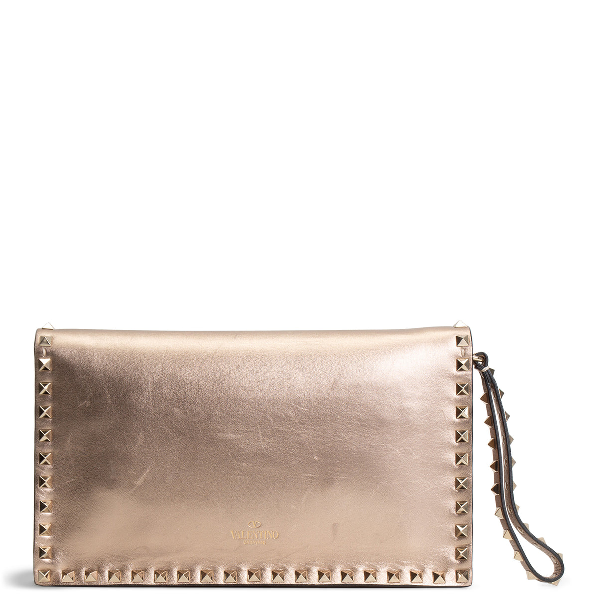 VALENTINO Rockstud Wristlet- Gold OUTLET FINAL SALE