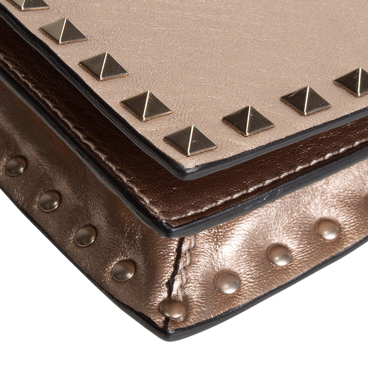 VALENTINO Rockstud Wristlet- Gold OUTLET FINAL SALE