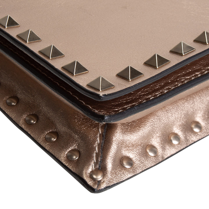 VALENTINO Rockstud Wristlet- Gold OUTLET FINAL SALE