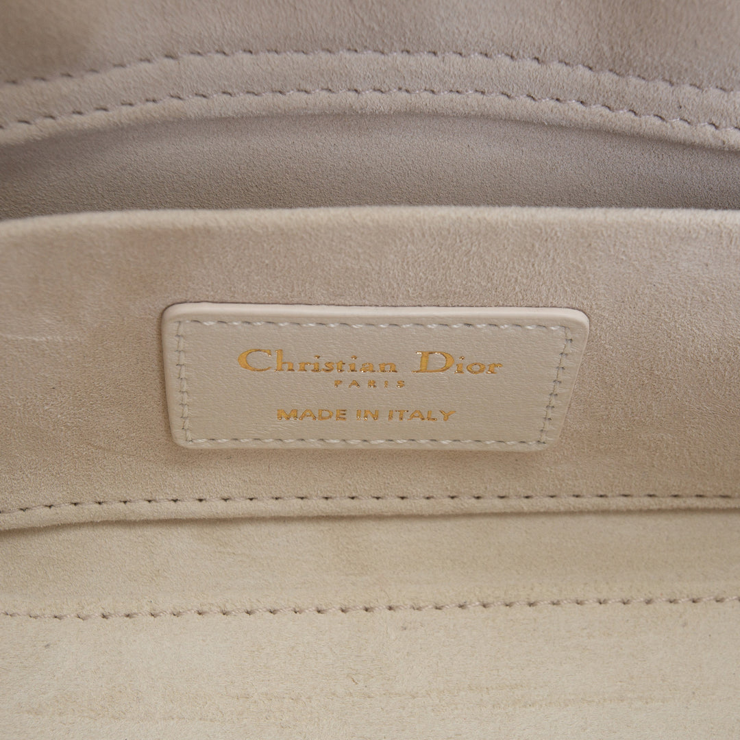 DIOR Small Lady D-Joy Bag - White