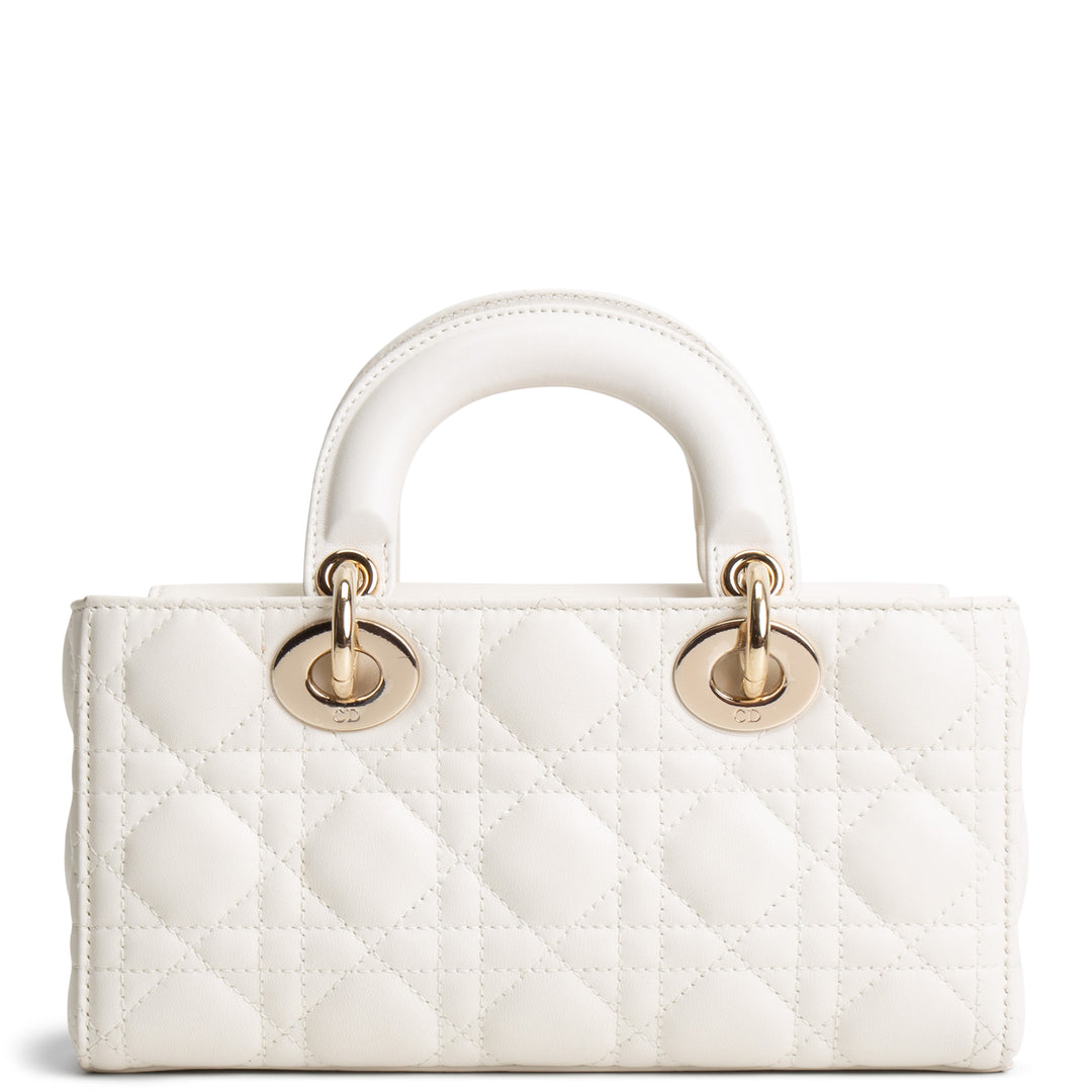 DIOR Small Lady D-Joy Bag - White