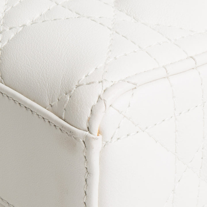 DIOR Small Lady D-Joy Bag - White