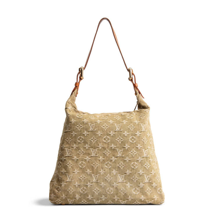 LOUIS VUITTON Monogram Denim Baggy GM - Olive Green - OUTLET FINAL SALE