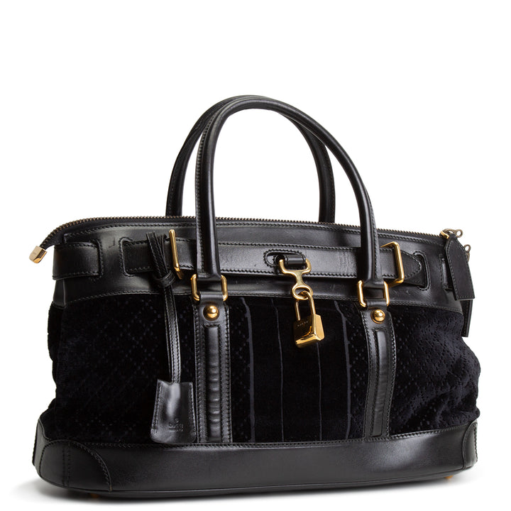 GUCCI Velvet Diamante Secret Satchel OUTLET FINAL SALE