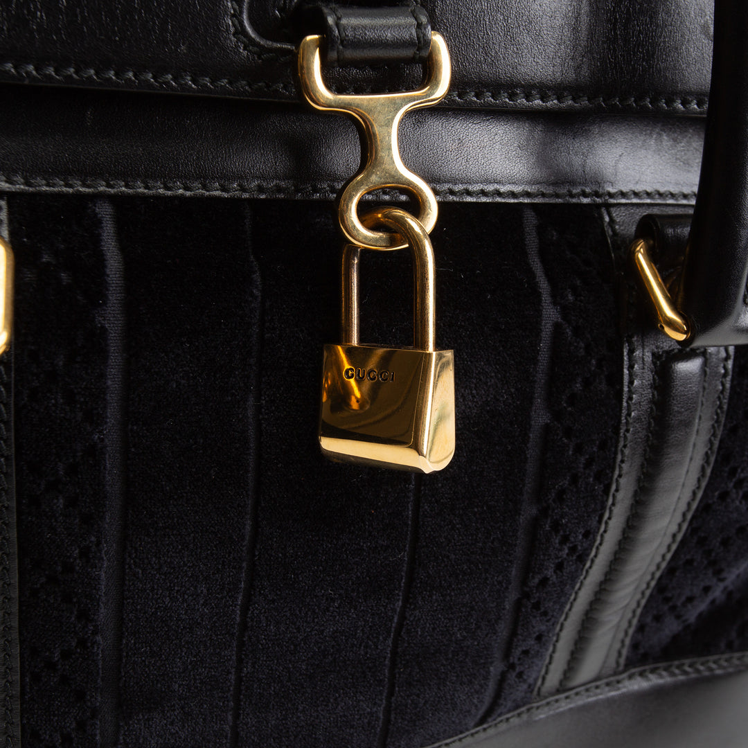 GUCCI Velvet Diamante Secret Satchel OUTLET FINAL SALE