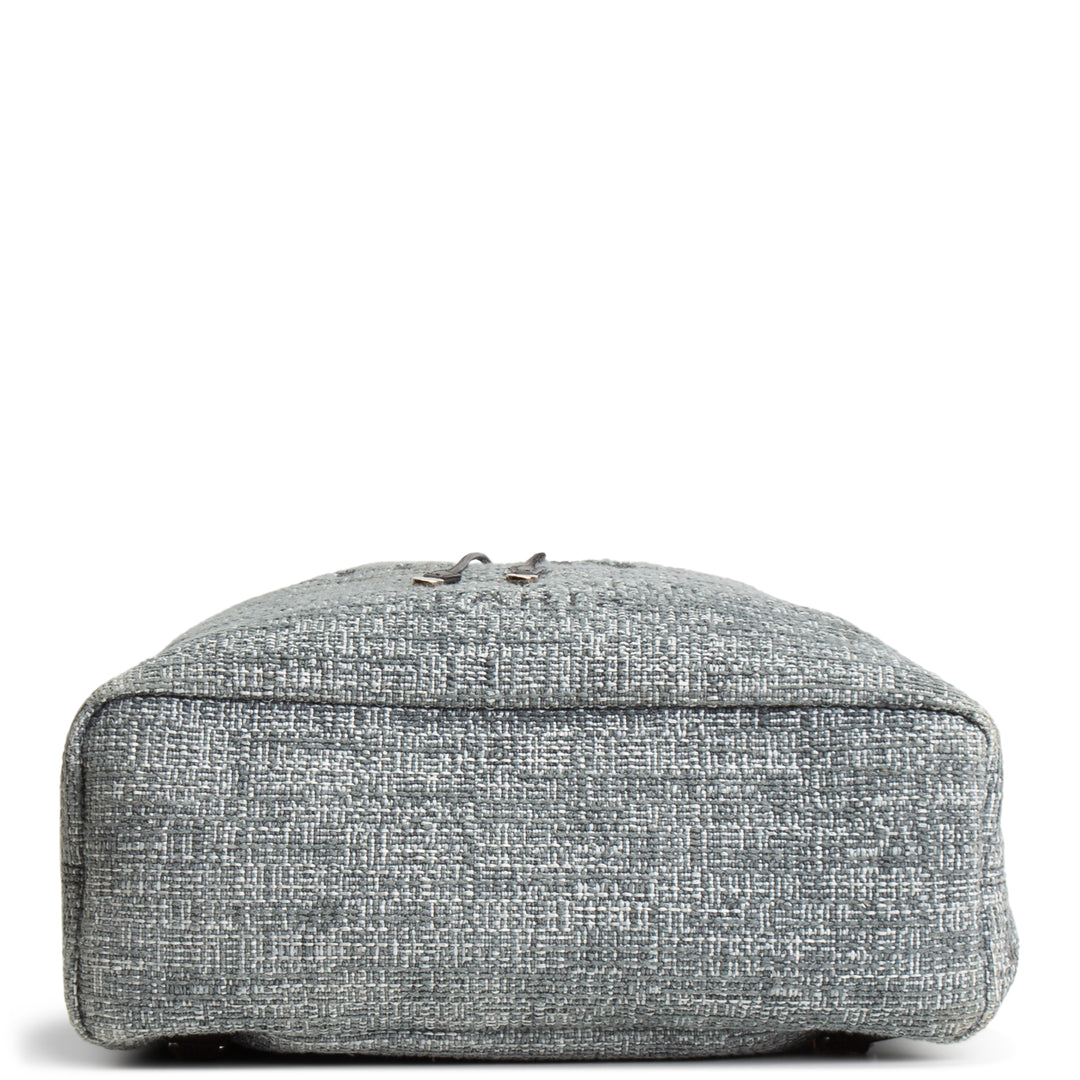 CHANEL Tweed Deauville Backpack - Gray